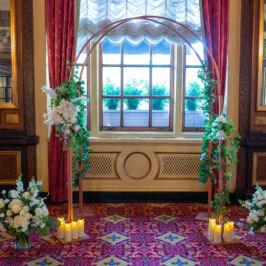 09/13/2020 - Boston, Massachusetts -
Marsh-White Wedding Kathy Marsh and John White marry at the Copley Plaza Hotel (Bethany Versoy for V2Visuals Associates)